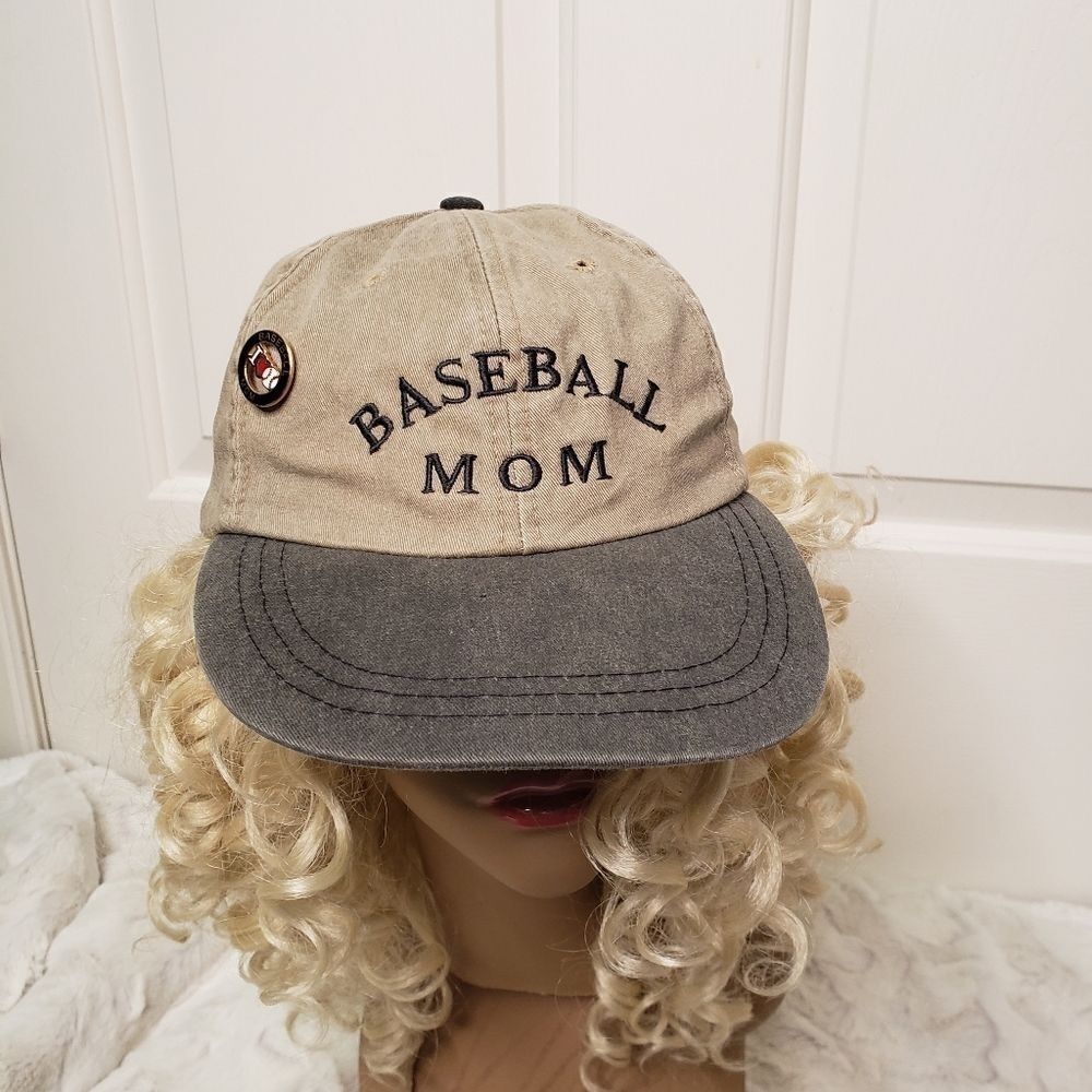 Adams Adj. Baseball Cap & Baseball Pin - Picture 2 of 9